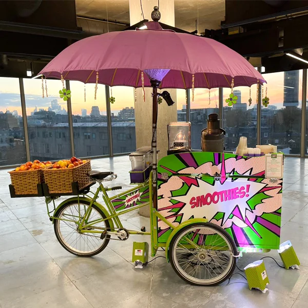 Cold drinks tricycles and stands